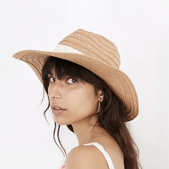 Madewell Packable Braided Straw Hat - Picture 2 of 3